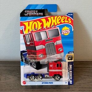 Hot Wheels - Transformers Optimus Prime - (HW Screen Time)